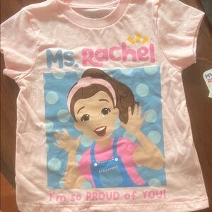 Ms. Rachel Pink Graphic Tee